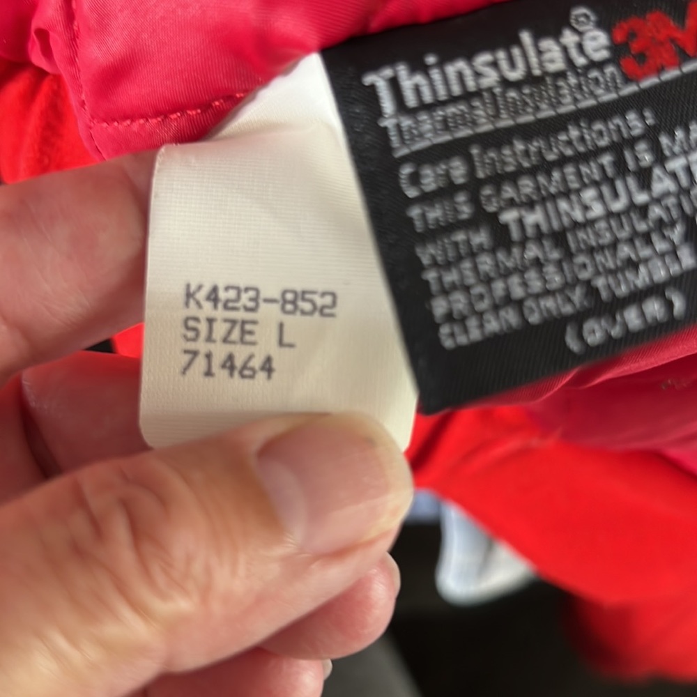 - Pendleton Red Wool Crop Jacket Size Large - image 8